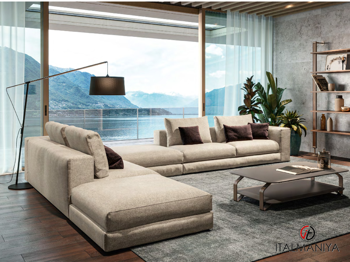 Фото 1 - Угловой диван Jack 2 в современном стиле от итальянской фабрики Giorgiocasa