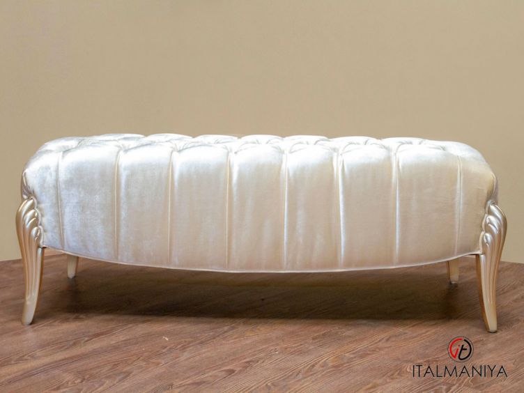 Фото 1 - Банкетка Roma FB.BEB.RM.667 фабрики Fratelli Barri (производство Италия) из массива дерева бежевого цвета в стиле арт-деко