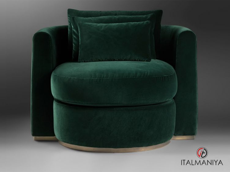 Фото 1 - Кресло Silvana фабрики Annibale Colombo из металла в обивке из ткани в современном стиле