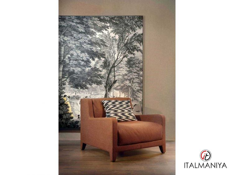 Фото 1 - Кресло Dainelli фабрики Lema из металла в обивке из ткани в современном стиле
