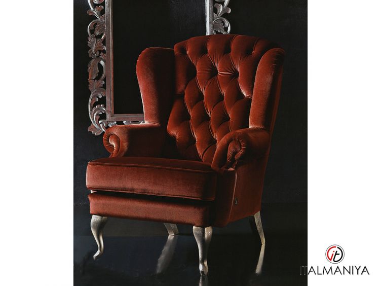 Фото 1 - Кресло Maggie фабрики Gold Confort из массива дерева в обивке из ткани в стиле арт-деко
