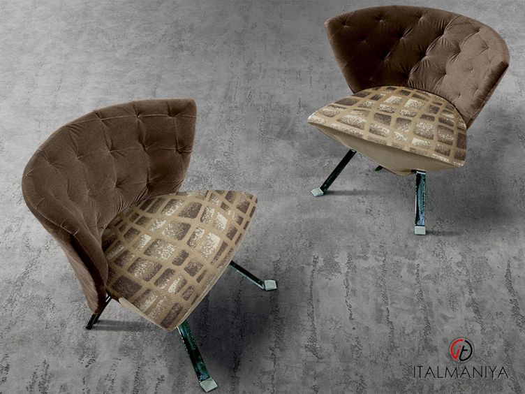 Фото 1 - Кресло Jada фабрики Il Loft из металла в современном стиле