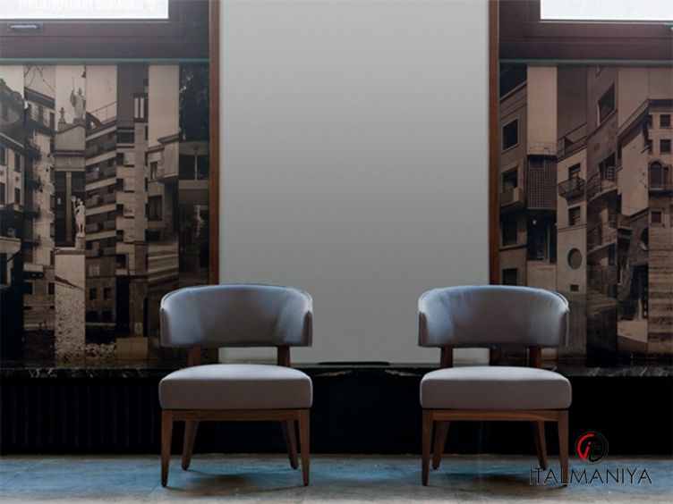Фото 1 - Кресло Lenie фабрики Porada из массива дерева в современном стиле