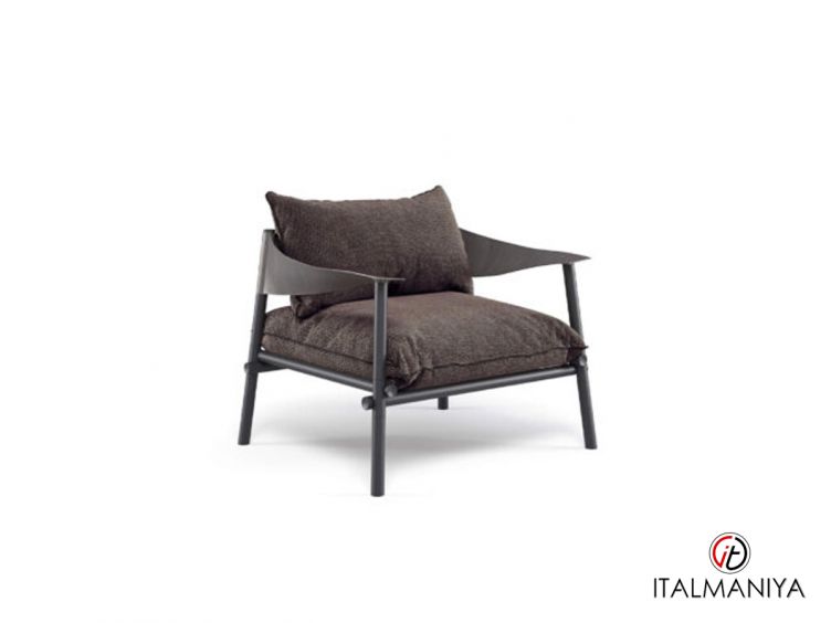 Фото 1 - Кресло Terramare Lounge 729 фабрики EMU (производство Италия) из металла в обивке из ткани в современном стиле