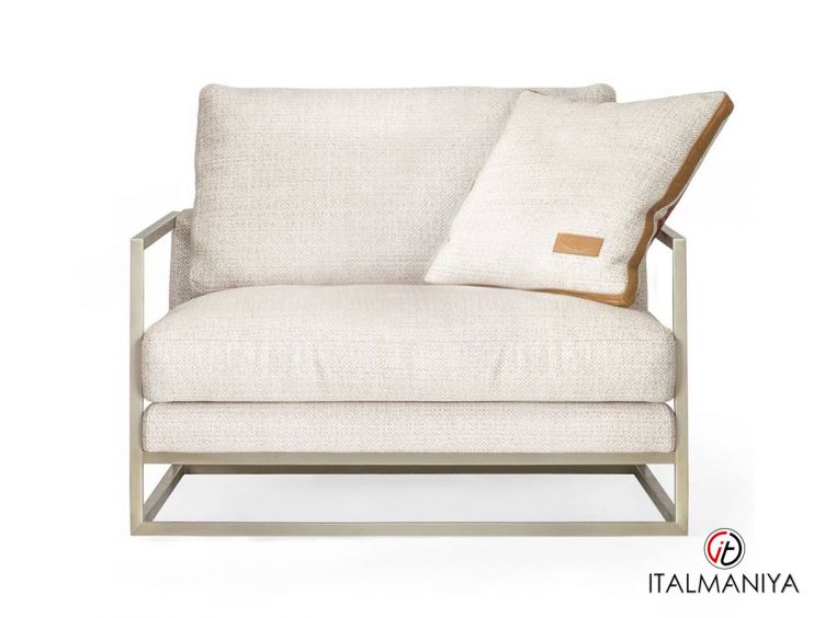 Фото 1 - Кресло V210 фабрики Formitalia (производство Италия) из металла в обивке из ткани в современном стиле