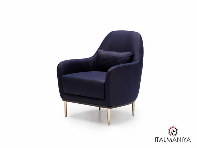 Фото 1 - Кресло Claire FB.ACH.CR.2 фабрики Fratelli Barri (производство Италия) из массива дерева в обивке из ткани в стиле арт-деко