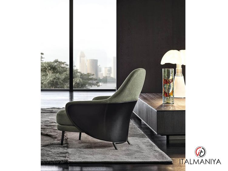 Фото 1 - Кресло Angie фабрики Minotti из металла в современном стиле