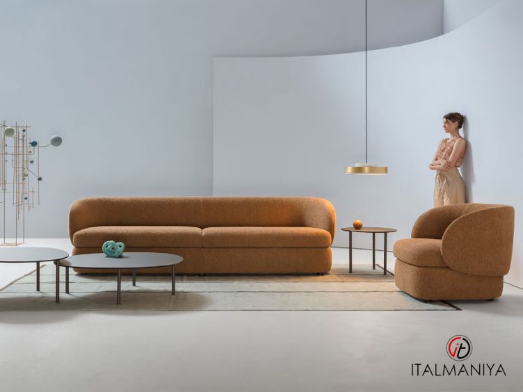 Фото 1 - Мягкая мебель Sobi фабрики Alf (производство Италия) из массива дерева в современном стиле