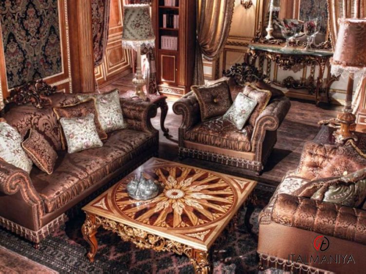 Фото 1 - Мягкая мебель Sirmione фабрики Asnaghi Interiors из массива дерева в классическом стиле