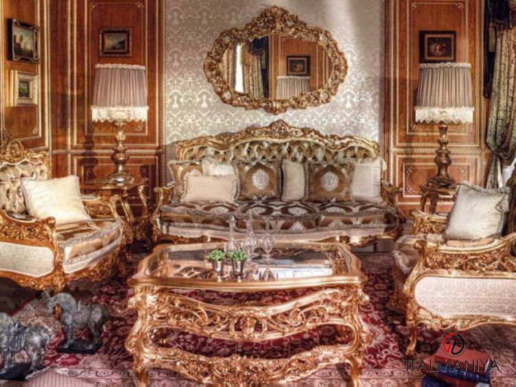 Фото 1 - Мягкая мебель Trevi фабрики Asnaghi Interiors из массива дерева в классическом стиле