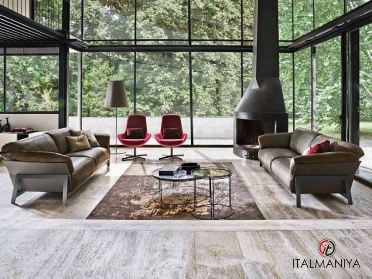 Фото 1 - Мягкая мебель Kanaha фабрики Ditre Italia из массива дерева в современном стиле