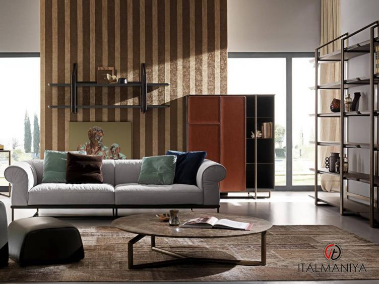 Фото 1 - Мягкая мебель Vivaldi фабрики Esedra (производство Италия) из массива дерева в современном стиле