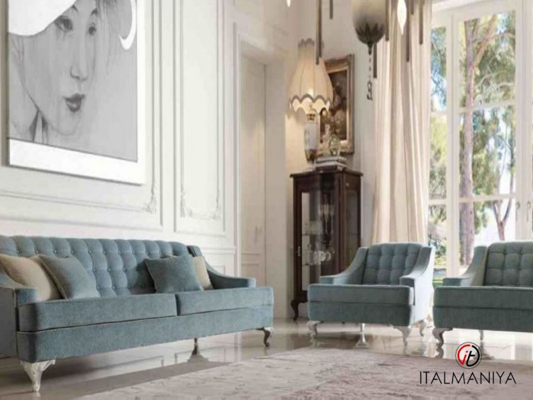 Фото 1 - Мягкая мебель Autentico фабрики Giorgiocasa из массива дерева в классическом стиле