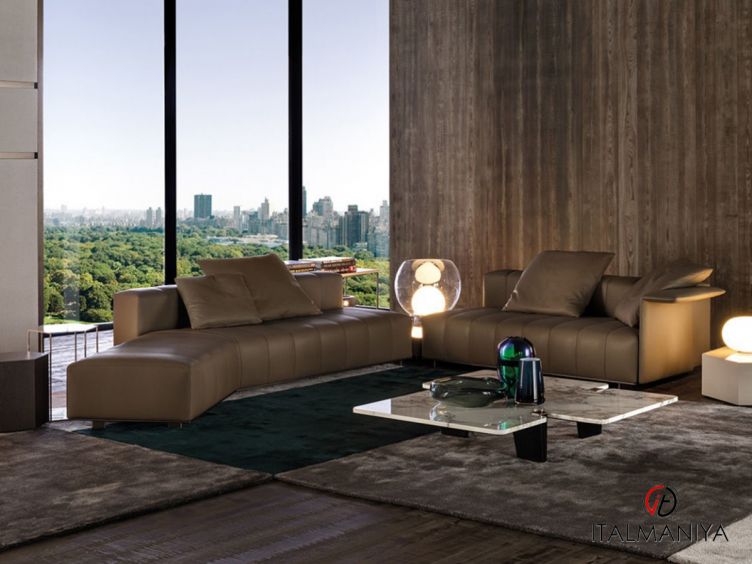 Фото 1 - Мягкая мебель Freeman "Lounge" фабрики Minotti из металла в современном стиле