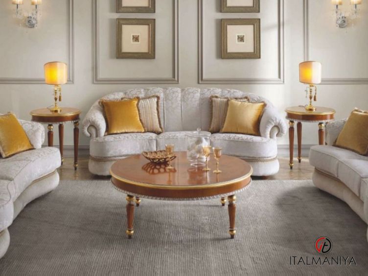 Фото 1 - Мягкая мебель Roma фабрики Scappini из массива дерева в классическом стиле