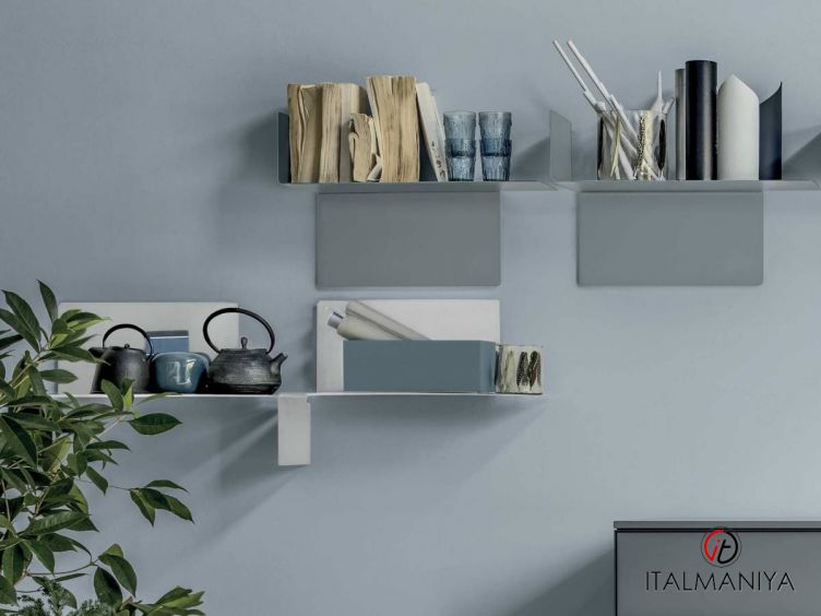 Фото 1 - Полка Snake shelf фабрики Tomasella (производство Италия) из металла в современном стиле