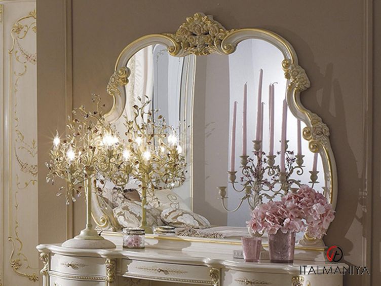 Фото 1 - Зеркало Monnalisa для туалетного стола фабрики A&M Ghezzani из стекла в классическом стиле