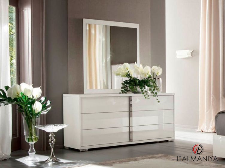 Фото 1 - Зеркало Imperia фабрики Alf белого цвета в современном стиле