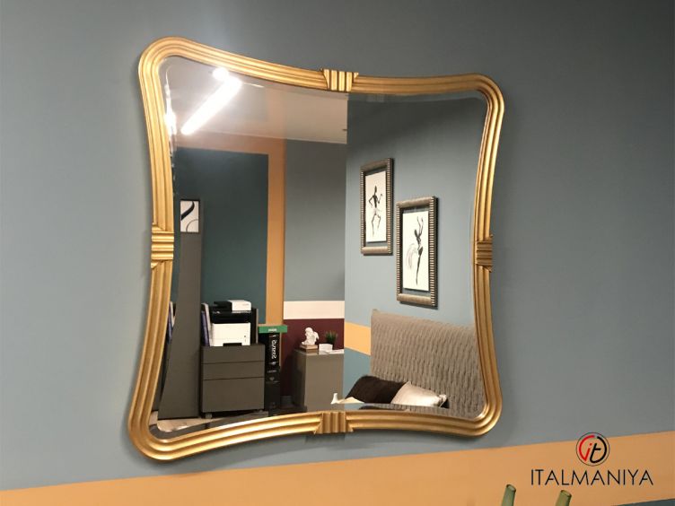 Фото 1 - Зеркало 100/or Oro/Золото фабрики Carpanese (производство Италия) из стекла в современном стиле