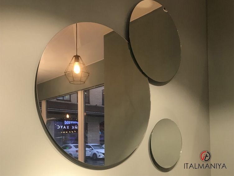 Фото 1 - Зеркало Complementi Bolle 80 фабрики Tomasella (производство Италия) из стекла в современном стиле