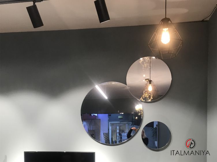 Фото 1 - Зеркало Complementi Bolle 55 фабрики Tomasella (производство Италия) из стекла в современном стиле