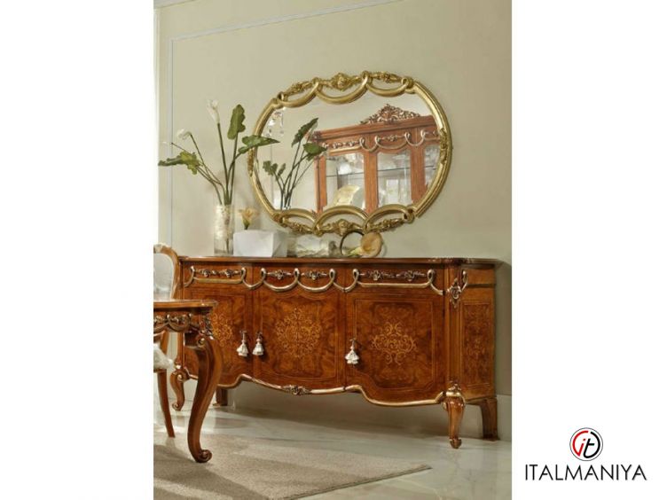 Фото 1 - Комод для гостиной Charme фабрики Antonelli Moravio из массива дерева коричневого цвета в классическом стиле
