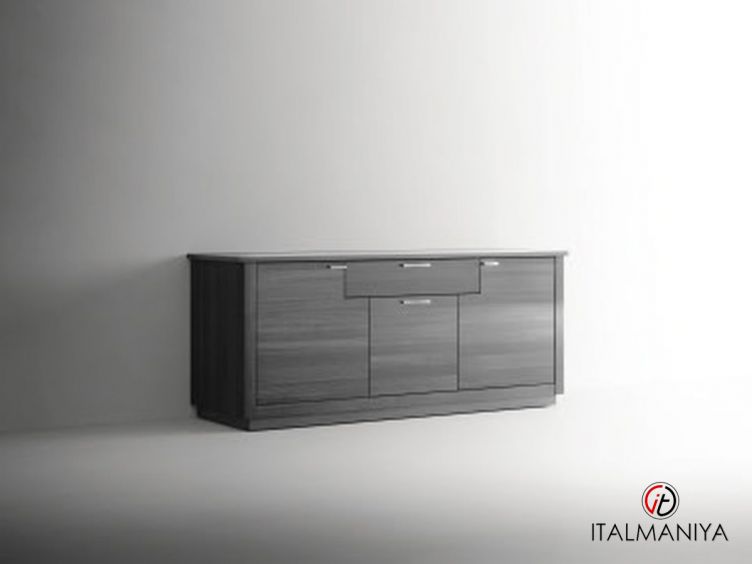 Фото 1 - Комод для гостиной Class Vulcano 9T1551 фабрики Tomasella (производство Италия) из МДФ серого цвета в современном стиле