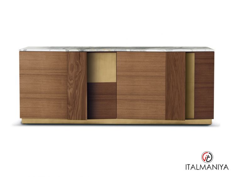 Фото 1 - Комод для гостиной House фабрики Ulivi (производство Италия) из массива дерева коричневого цвета в современном стиле