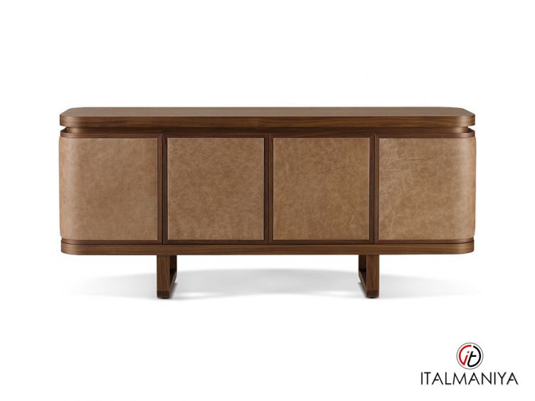Фото 1 - Комод для гостиной World фабрики Ulivi (производство Италия) из массива дерева коричневого цвета в современном стиле