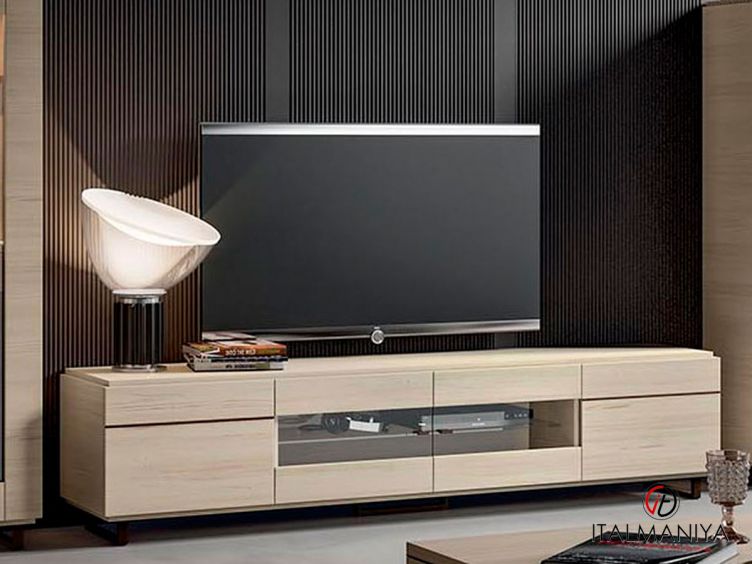Фото 1 - Мебель под ТВ Perla фабрики Status (производство Италия) из МДФ в современном стиле