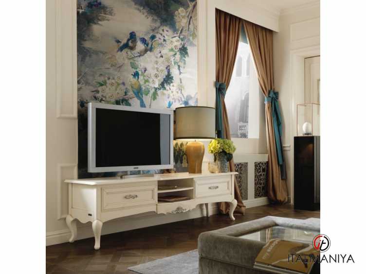Фото 1 - Мебель под ТВ Memorie Veneziane GC.TV.MV.298 фабрики Giorgiocasa (производство Италия) из массива дерева в классическом стиле