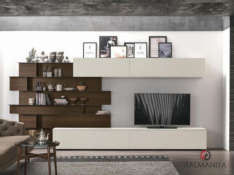 Фото 1 - Мебель под ТВ A062 фабрики Tomasella из МДФ в современном стиле