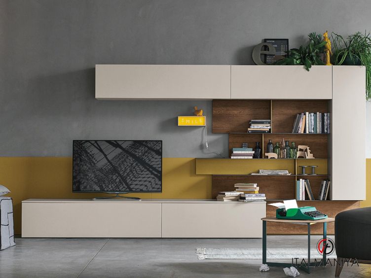 Фото 1 - Мебель под ТВ A081 фабрики Tomasella из МДФ в современном стиле