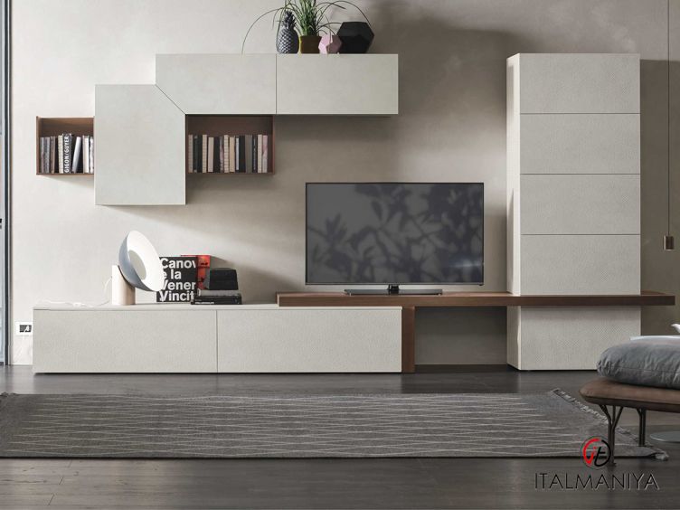 Фото 1 - Мебель под ТВ A101 фабрики Tomasella из МДФ в современном стиле