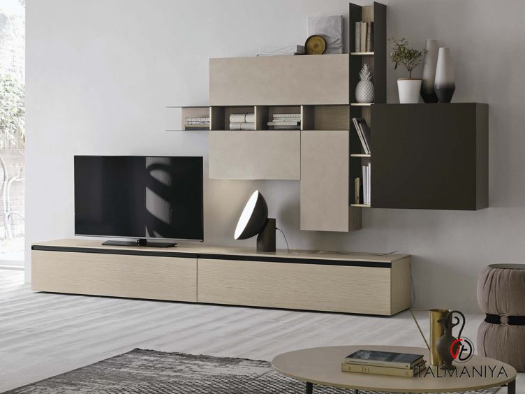 Фото 1 - Мебель под ТВ A107 фабрики Tomasella из МДФ в современном стиле