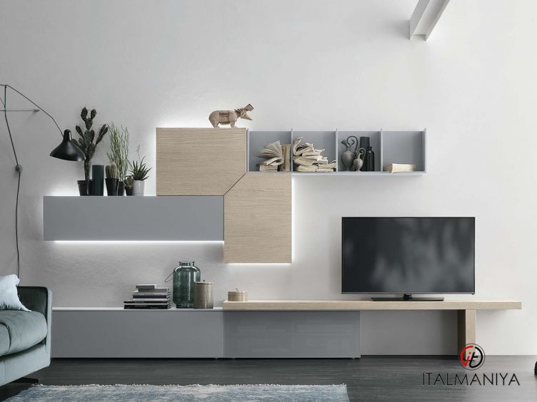 Фото 1 - Мебель под ТВ A110 фабрики Tomasella из МДФ в современном стиле