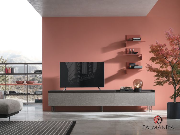 Фото 1 - Мебель под ТВ Atlante UNIT_AT104 фабрики Tomasella из МДФ в современном стиле