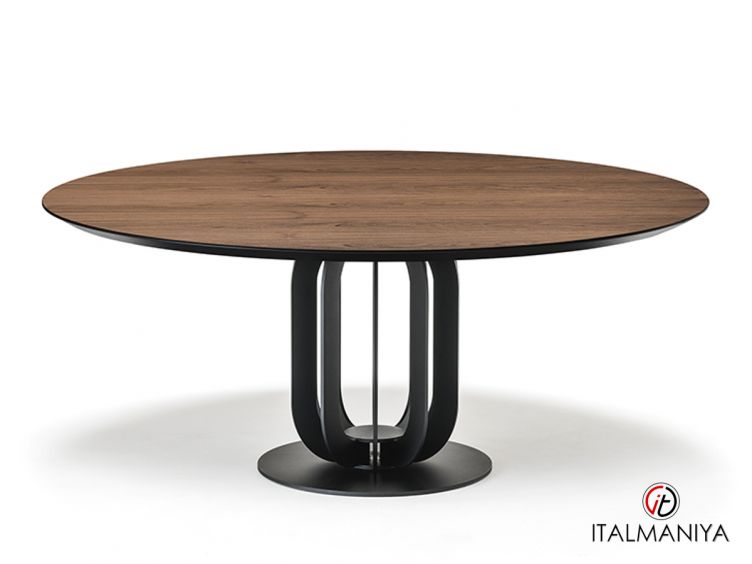 Фото 1 - Стол обеденный Soho wood фабрики Cattelan Italia из металла в современном стиле