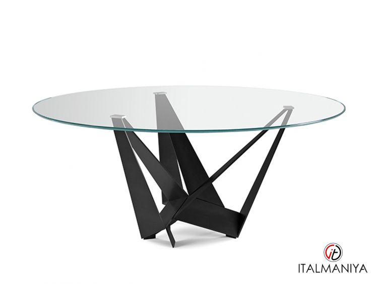 Фото 1 - Стол обеденный Skorpio round фабрики Cattelan Italia из металла в современном стиле