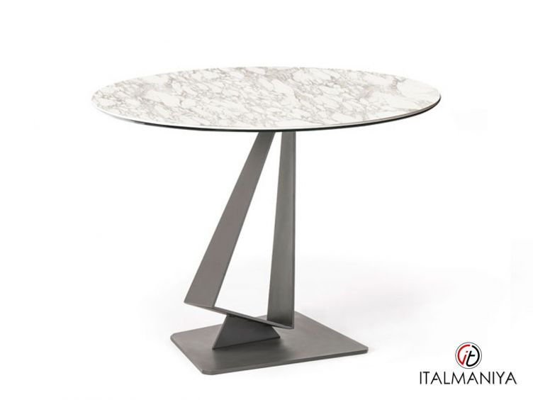 Фото 1 - Стол обеденный Roger keramik фабрики Cattelan Italia из металла в современном стиле