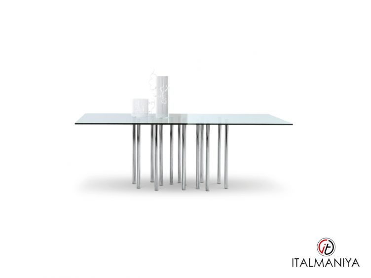 Фото 1 - Стол обеденный Mille фабрики Bonaldo из стекла в современном стиле