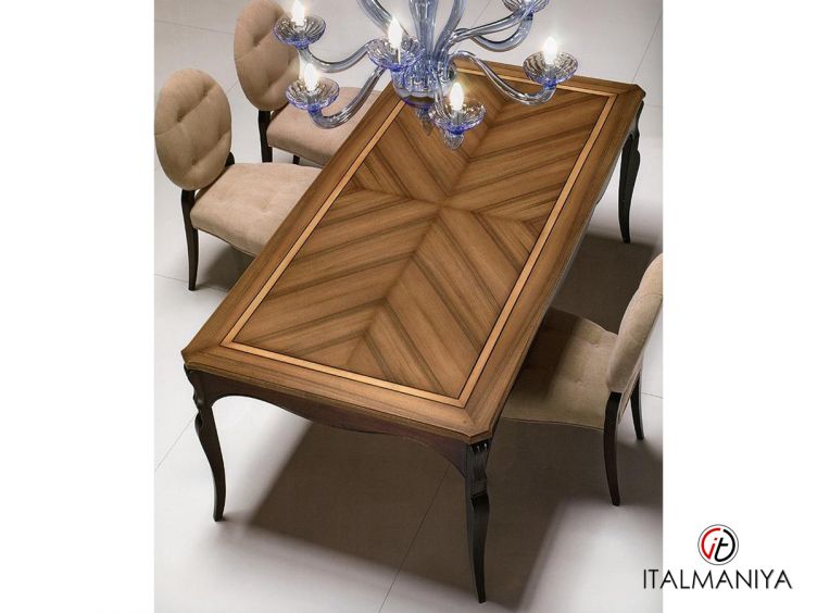 Фото 1 - Стол обеденный Cezanne фабрики FM Bottega из массива дерева в классическом стиле