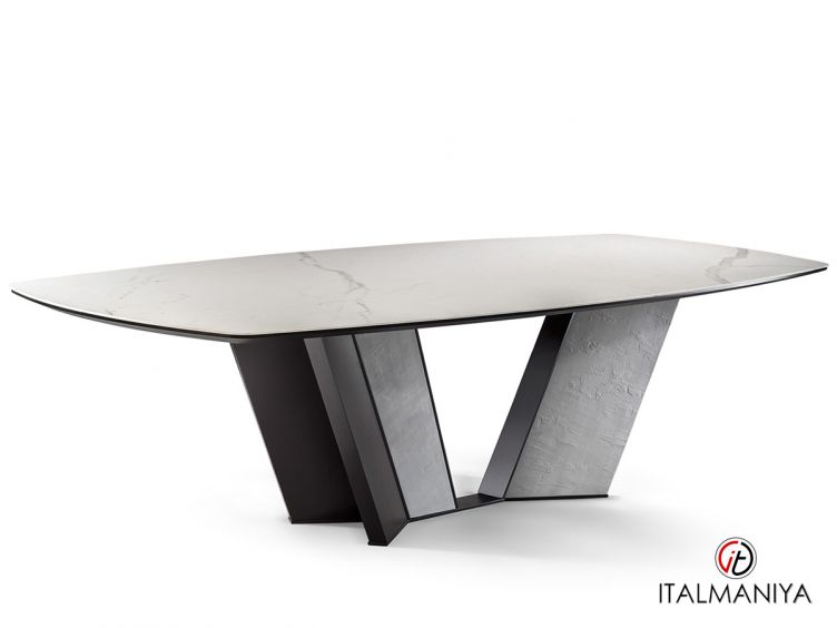 Фото 1 - Стол обеденный Prisma фабрики Cantori из металла в современном стиле