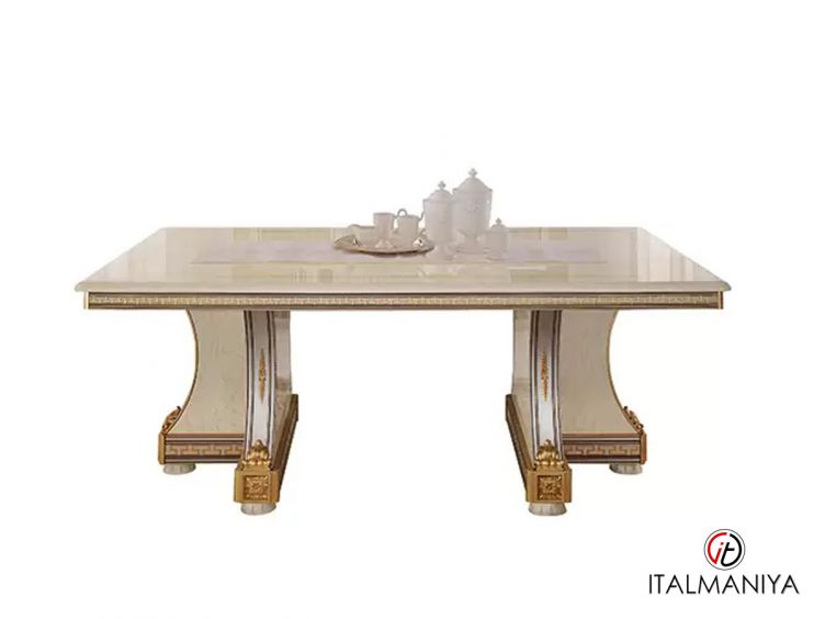 Фото 1 - Стол обеденный Liberty раздвижной с 1 вставкой фабрики Arredoclassic (производство Италия) из массива дерева в классическом стиле