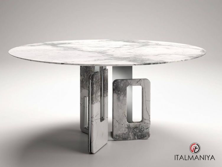 Фото 1 - Стол обеденный Echo фабрики Lenzi (производство Италия) из металла в современном стиле