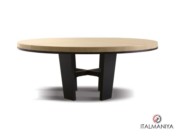 Фото 1 - Стол обеденный Orion фабрики Ulivi (производство Италия) из массива дерева бежевого цвета в современном стиле