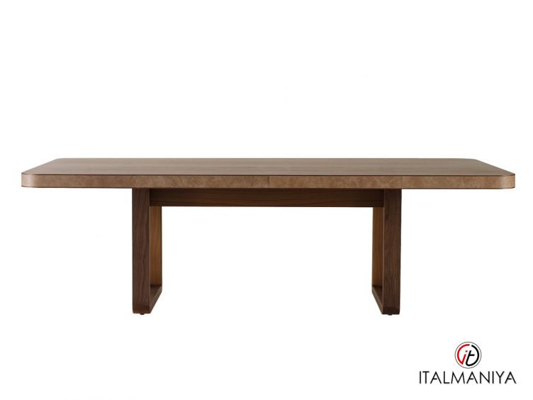 Фото 1 - Стол обеденный Park Avenue фабрики Ulivi (производство Италия) из массива дерева коричневого цвета в современном стиле