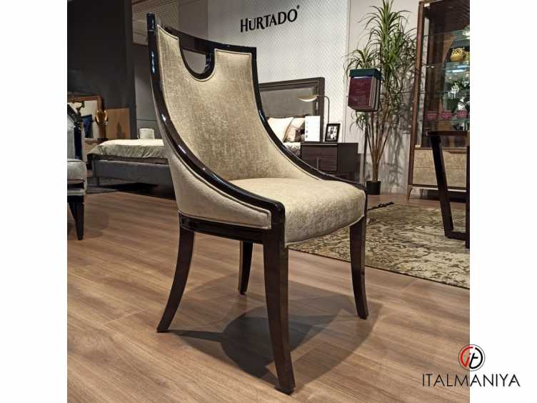 Фото 1 - Стул Tables And Chairs HD.CH.TC.184 фабрики Hurtado (производство Испания) из массива дерева в обивке из ткани в современном стиле