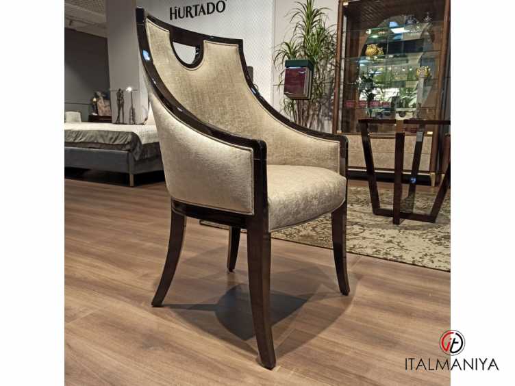 Фото 1 - Стул Tables And Chairs HD.CH.TC.185 фабрики Hurtado (производство Испания) из массива дерева в обивке из ткани в современном стиле