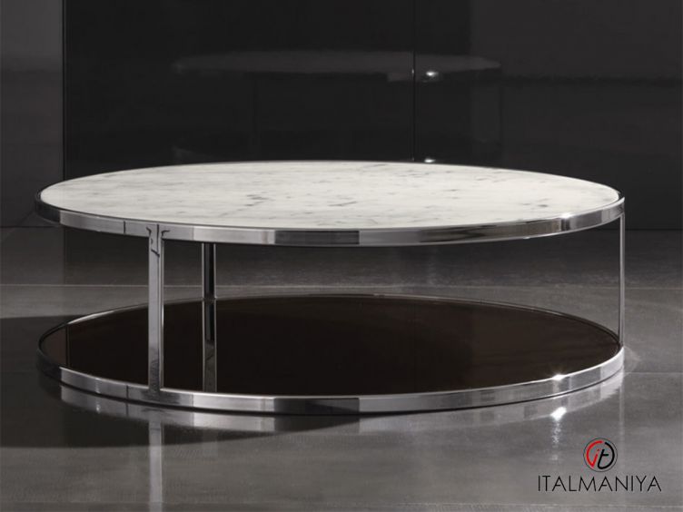 Фото 1 - Журнальный столик Huber фабрики Minotti из металла в современном стиле